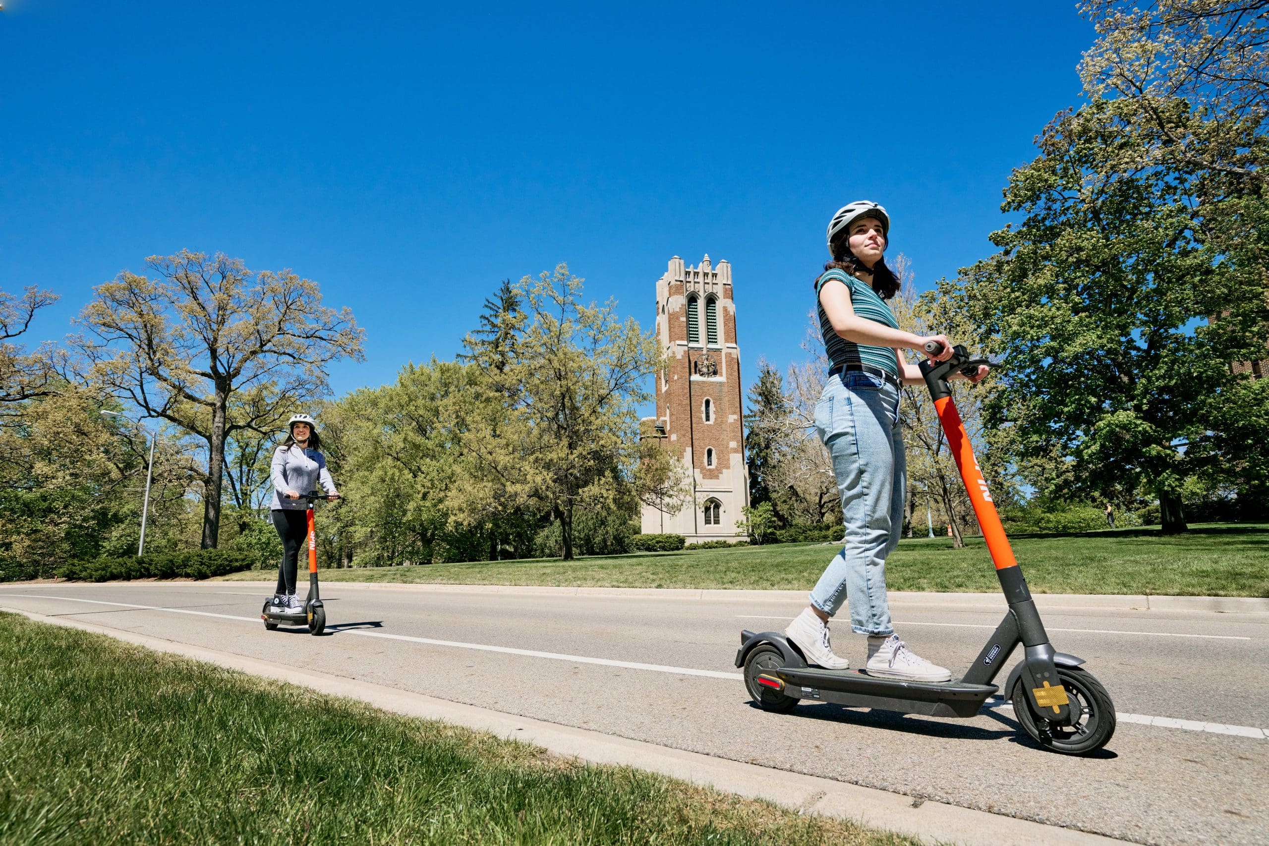 Spin e-scooters generate heavy use in 2021 - MSU Innovation Center