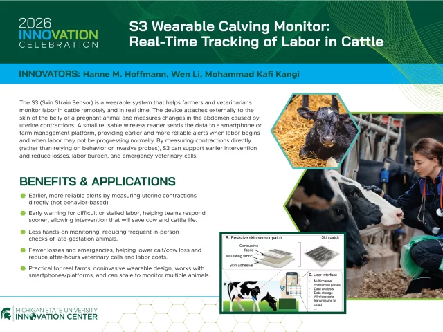 S3 Wearable Calving Monitor- Real-Time Tracking of Labor in Cattle PRINT