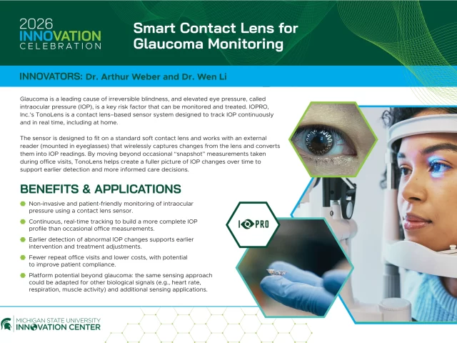 Smart Contact Lens for Glaucoma Monitoring PRINT