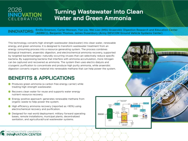Turning Wastewater into Clean Water and Green Ammonia PRINT